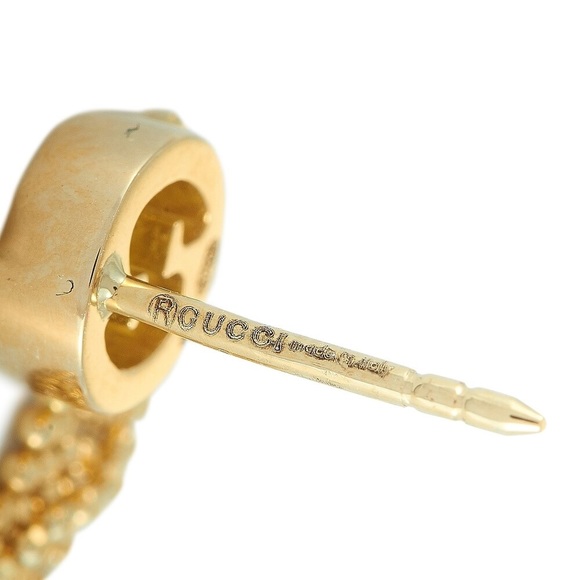 Gucci 18K GG Tassel Earrings - Picture 2 of 4